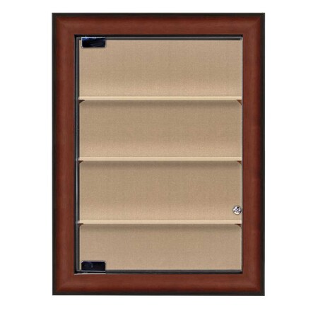 United Visual Products Outdoor Enclosed Combo Board, 42"x32", White Frame/Black Porc & Forbo UVCB4232ODW-BLKPORC-FORBO